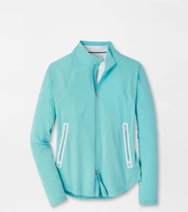 Peter Millar Jameson Jacket Womens Large Green Flex Adapt Windbreaker Golf Dew - Picture 1 of 17
