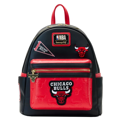Loungefly Chicago Bulls Patches Mini Backpack Cover
