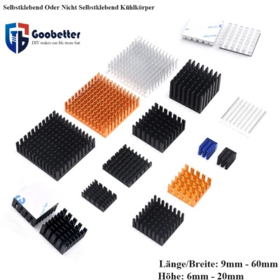 Dissipatore di calore alluminio aletta radiatore heat sink anodizzato radiatore cooler - Immagine 1 di 4