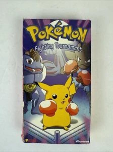 Pokemon Vol. 10: Fighting Tournament VHS Tape 1999 Anime Pokemon Vintage - Picture 1 of 4