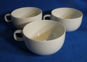 3 tazas planas bajas Rosenthal-Continental Studio Line blanco luna - Imagen 1 de 5