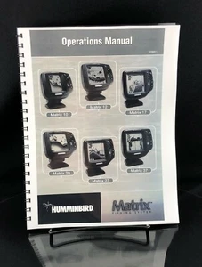 Humminbird Matrix 10 12 17 20 27 37 Operators Manual User Guide Instructions - Picture 1 of 6