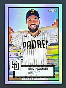ERIC HOSMER 2021 Topps Chrome Platinum Anniv. #334 San Diego Padres - Picture 1 of 2