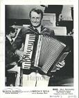 1983 Press Photo Featured accordionist Myron Floren with The Lawrence Welk show.