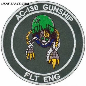 USAF 4th SPECIAL OPERATIONS SQ - AC-130 GUNSHIP - FLT ENGINEER - ORIGINAL PATCH  - Bild 1 von 2