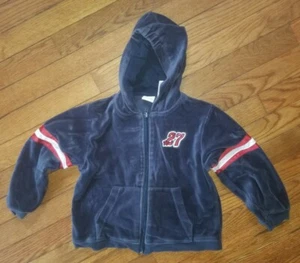 Children's Blue Zip Up Long Sleeve Hoodie Size 4T Pockets Athletic Works - Picture 1 of 4