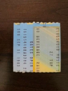 ZZ Top 1983, Toronto Kingswood Music Theater Original Concert Ticket Stub - Picture 1 of 2