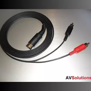 B&O PowerLink (PL) to Non-Bang & Olufsen B&O Amp Amplifier Cable HQ - 10 Metres - Imagen 1 de 24