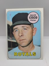 1969 Topps #211 Galen Cisco Kansas City Royals "NM"