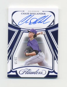 2024 Panini Flawless Baseball CHASE DOLLANDER AUTO 15/15 - Picture 1 of 2