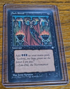 MTG Dark Ritual Ice Age MP X1 Magic The Gathering - Picture 1 of 1