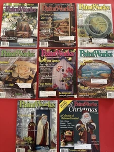 Paintworks Tole Painting Book Magazine Lot 8 Christmas Arts Crafts Holiday - Imagen 1 de 4