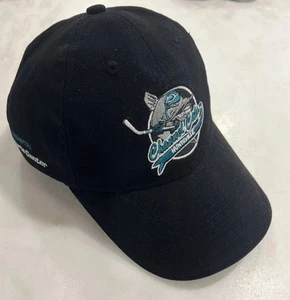 1995 04 Huntsville Channel Cats Hat Cap SHL Alternative Hockey Team Tornado VTG - Picture 1 of 9