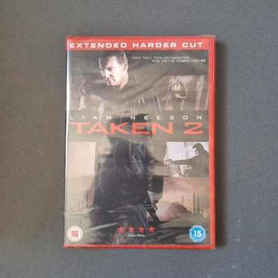 Taken 2 Extended Harder Cut  DVD Action Adventure 2013 Liam Neeson New & Sealed - Image 1 of 2