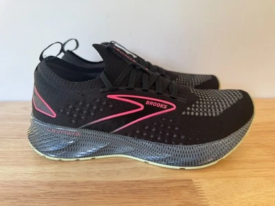 Brooks Levitate StealthFit 6 Black Pink Running Shoes 1203851B011 Women's 7.5 B - Image 1 of 4