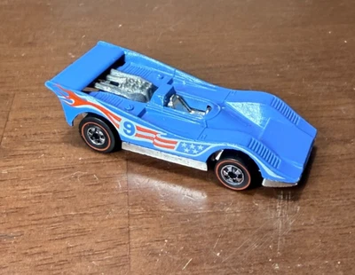 De colección Hot Wheels Redline 1973 American Victory Flying Colors #9 azul Hong Kong Foto 1 de 4