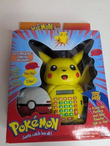 Vintage 1999 Nintendo #25 Pikachu Talking Calculator Pokémon Taschenrechner Neu - Bild 1 von 12
