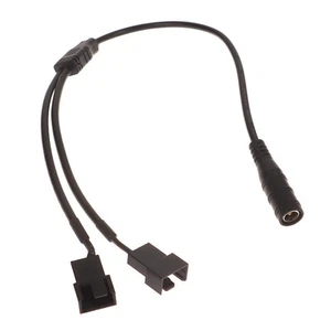 DC5521 To 4Pin Line Computer Chassis Fan Line 12V Power Adapter Patch Cord - Afbeelding 1 van 10