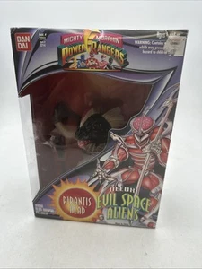 NEW NOS 1994 Bandai PIRANTIS HEAD Mighty Morphin Power Rangers Evil Space Aliens - Picture 1 of 21
