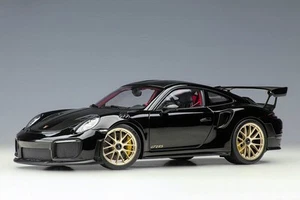 Paquete Porsche 911 (991.2) GT2 RS Weissach en negro escala 1:18 de AUTOart - Imagen 1 de 11