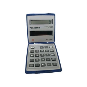 Calculadora Solar Panasonic De Colección JE-362NU Plateada Plegable Funciona Bien Hecha en Japón - Imagen 1 de 17