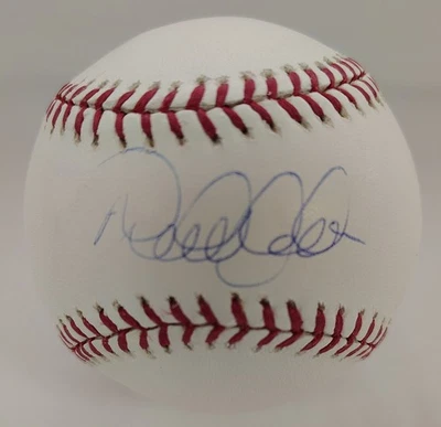 DEREK JETER SIGNED OML BASEBALL HALL OF FAME NEW YORK YANKEES STEINER SPORTS - Image 1 of 2
