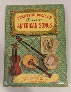 Fireside Book of Favorite American Songs (Margaret Boni 1952 HC 2nd Printing) - Picture 1 of 9