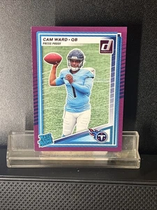 2025 Panini Donruss - Rated Rookie Cameron Ward #350 Purple Press Proof (RC) - Bild 1 von 2
