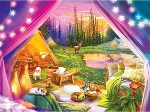 Rompecabezas RoseArt - Kodak Premium Cork - Glamping - 1000 piezas para adultos - Imagen 1 de 6