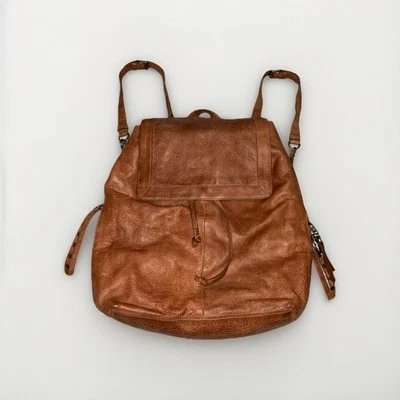 Mochila de cuero marrón para mujer Frye And Co Foto 1 de 4