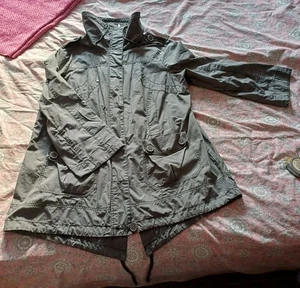 Chaqueta Evans Talla 22 Gris Ligera Cola de Pescado Fabuloso Estado - Imagen 1 de 16