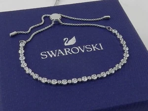 Swarovski Matrix Tennis bracelet Mixed round cuts, Rhodium plated 567781 NO BOX - Picture 1 of 3