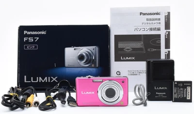 [CASI COMO NUEVA] Cámara digital Panasonic LUMIX DMC-FS7 rosa 10,1 MP usada de Japón Foto 1 de 4