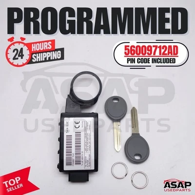 🍎 VIN PROGRAMMED PLUG & PLAY IMMOBILIZER 4.0L JEEP CHEROKEE 2001 56009712AD 🍎 - Image 1 of 4