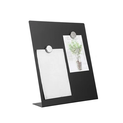 Magnetic Bulletin Board Desktop Metal Easel for Party Restaurant Girls Room - Image 1 of 4
