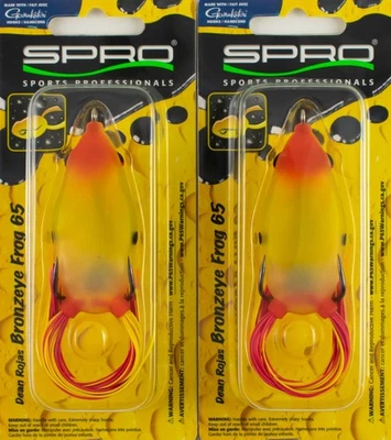 (LOTE DE 2) RANA SPRO BRONZEYE 65 5/8 OZ SBEF65CLWN PAYASO BN2103 Foto 1 de 3