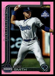 2025 Topps Pro Debut Cam Smith FUCHSIA FOIL /199 #PD-136 Corpus Christi Hooks - Picture 1 of 2