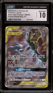 Pokemon Garchomp & Giratina GX Power Partnership Tin Full Art Promo SM193 CGC 10 - Picture 1 of 2