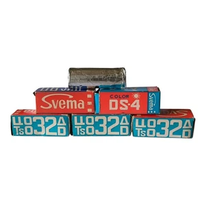 5pcs Svema 120mm Color Photo Film, Medium Format, 45/50/80 ISO, Expired - Picture 1 of 4