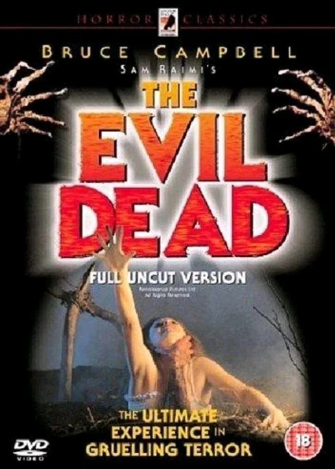 THE EVIL DEAD FULL UNCUT VERSION DVD IN GWC BRUCE CAMPBELL #PB - Image 1 of 1