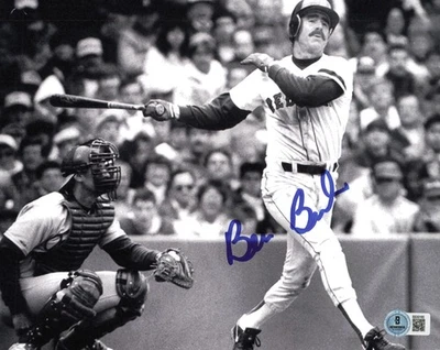 Фотография Билла Бакнера с автографом 8x10 Boston Red Sox Beckett BAS QR #BS30180 - Изображение 1 из 2