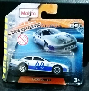 Maisto FORD TAURUS #44 AD DYNAMIX SILVER NASCAR 1/64 Diecast COMMUTERS NASCAR - Picture 1 of 3