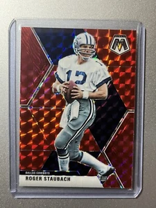 Roger Staubach Dallas Cowboys Panini Mosaic NFL 2020 RED MOSAIC PRIZM SP - Bild 1 von 5