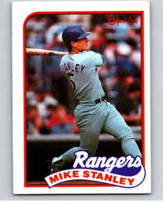 1989 O-Pee-Chee Baseball #123 Mike Stanley  Texas Rangers V95578