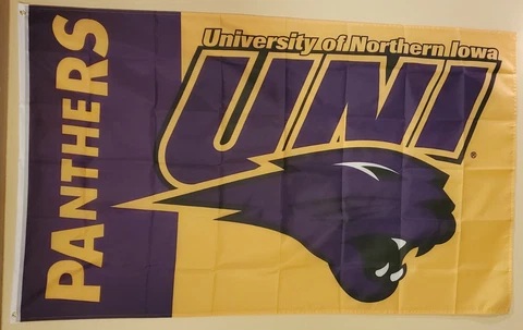 University of Northern Iowa Panthers Flag/Banner      #    205 Cover
