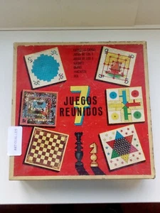 JUEGO DE MESA,7 JUEGOS REUNIDOS ANTIGUO ARTESANAL EN MADERA,SIMIL GEYPER,CEFA.MB - Imagen 1 de 9