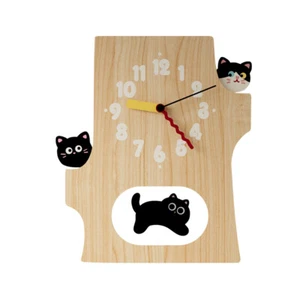 Reloj de Pared Gato 15 Pulgadas Funcionamiento Lindo Gato Madera Reloj Silencioso para Decoración de Casa Regalo - Imagen 1 de 8