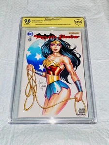WONDER WOMAN BOCETO ARTÍSTICO ORIGINAL JOSE VARESE & TUCCI CBCS 9.8 SS (AP1) - Imagen 1 de 12