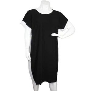 Vestido MAT Fashion talla 48 50 (L) negro con detalles en la espalda manga corta - Imagen 1 de 3