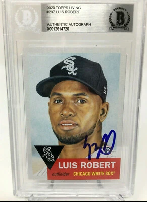 2020 Topps ROOKIE CARD RC  Luis Robert Authentic Autograph  ~BGS Anthentic Auto~ - Image 1 of 4